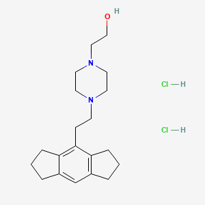 2-[4-[2-(1,2,3,5,6,7-hexahydro-s-indacen-4-yl)ethyl]piperazin-1-yl]ethanol;dihydrochloride