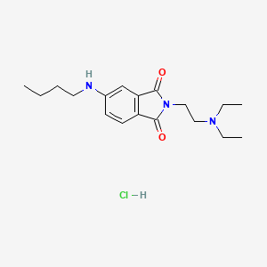 Phthalimide, 4-butylamino-N-(2-(diethylamino)ethyl)-, hydrochloride