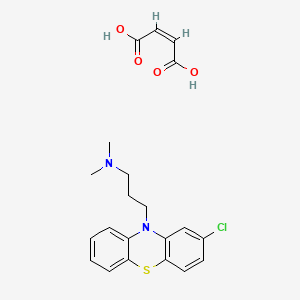 molecular formula C21H23ClN2O4S B12752339 Chlorpromazine maleate CAS No. 16639-82-0