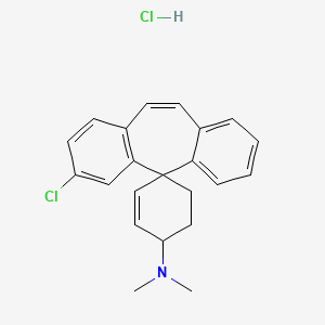 3-Chloro-N,N-dimethylspiro(5H-dibenzo(a,d)cycloheptene-5,1'-cyclohex-2'-en)-4'-amine