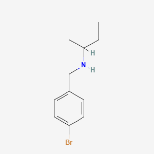 B1275259 N-(4-bromobenzyl)butan-2-amine CAS No. 59513-66-5