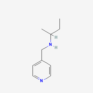 B1275261 N-(pyridin-4-ylmethyl)butan-2-amine CAS No. 869941-69-5