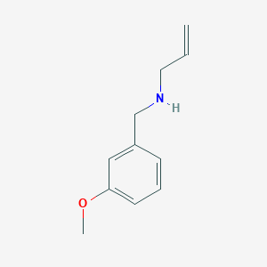 B1275266 N-[(3-methoxyphenyl)methyl]prop-2-en-1-amine CAS No. 110841-68-4