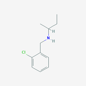 molecular formula C11H16ClN B1275271 N-(2-氯苄基)丁-2-胺 CAS No. 46191-71-3