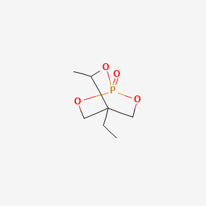 4-Ethyl-3-methyl-2,6,7-trioxa-1-phosphabicyclo(2.2.2)octane 1-oxide