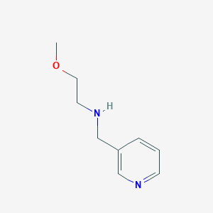 B1275273 2-methoxy-N-(pyridin-3-ylmethyl)ethanamine CAS No. 120739-68-6