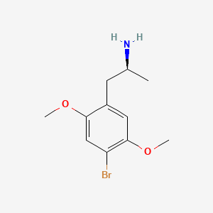 molecular formula C11H16BrNO2 B12752789 Brolamfetamine, (S)- CAS No. 43061-16-1