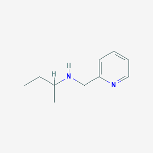 molecular formula C10H16N2 B1275279 N-(吡啶-2-基甲基)丁-2-胺 CAS No. 58669-31-1