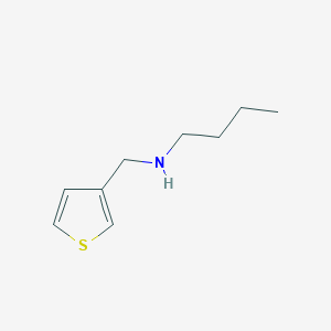 molecular formula C9H15NS B1275281 N-(thiophen-3-ylmethyl)butan-1-amine CAS No. 892592-54-0