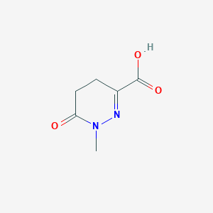 B1275295 1-Methyl-6-oxo-1,4,5,6-tetrahydropyridazine-3-carboxylic acid CAS No. 33548-32-2