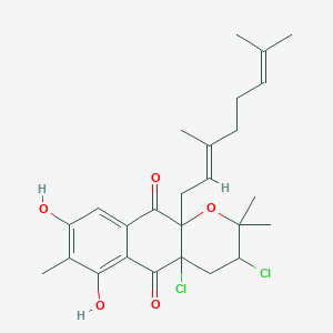 molecular formula C26H32Cl2O5 B012753 Antibiotic SF2415B3 CAS No. 110200-29-8