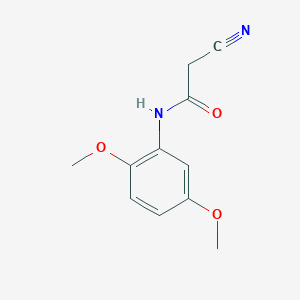molecular formula C11H12N2O3 B1275312 2-氰基-N-(2,5-二甲氧基苯基)乙酰胺 CAS No. 113604-07-2