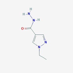 molecular formula C6H10N4O B1275319 1-乙基-1H-吡唑-4-甲酰肼 CAS No. 512809-51-7