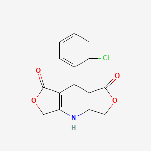 8-(2-chlorophenyl)-5,11-dioxa-2-azatricyclo[7.3.0.03,7]dodeca-1(9),3(7)-diene-6,10-dione