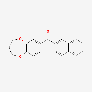 Methanone, (3,4-dihydro-2H-1,5-benzodioxepin-7-yl)-2-naphthalenyl-