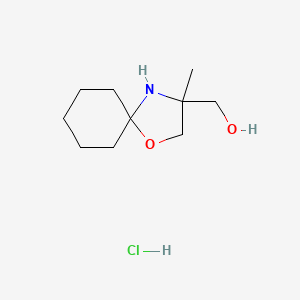 3-Methyl-1-oxa-4-azaspiro(4.5)decane-3-methanol hydrochloride