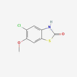 2(3H)-Benzothiazolone, 5-chloro-6-methoxy-