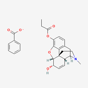 3-O-Propionylmorphine benzoate