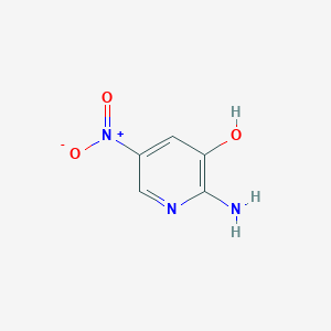 molecular formula C5H5N3O3 B1275343 2-氨基-5-硝基吡啶-3-醇 CAS No. 908248-27-1