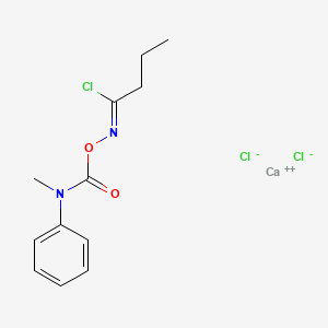 calcium;[(Z)-1-chlorobutylideneamino] N-methyl-N-phenylcarbamate;dichloride