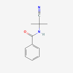 molecular formula C11H12N2O B1275358 N-(1-氰基-1-甲基乙基)苯甲酰胺 CAS No. 54016-31-8