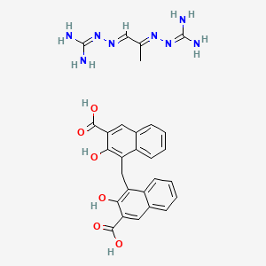 B12753688 Methyl-GAG pamoate CAS No. 18186-55-5