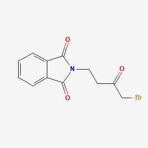 molecular formula C12H10BrNO3 B1275382 2-(4-Bromo-3-oxobutyl)isoindoline-1,3-dione CAS No. 51132-00-4