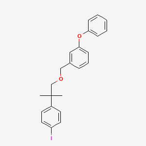 Benzene, 1-((2-(4-iodophenyl)-2-methylpropoxy)methyl)-3-phenoxy-