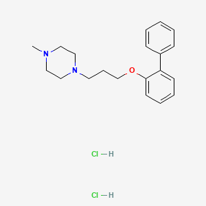 1-(3-(2-Biphenylyloxy)propyl)-4-methylpiperazine dihydrochloride