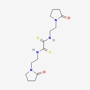 N,N'-Bis(2-(2-oxo-1-pyrrolidinyl)ethyl)ethanedithioamide