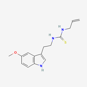 Thiourea, N-(2-(5-methoxy-1H-indol-3-yl)ethyl)-N'-2-propenyl-