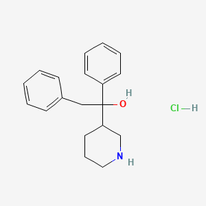 Phenylbenzyl-(3-piperidyl)-carbinol hydrochloride