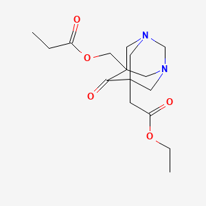 5,7-Di(ethoxycarbonylmethyl)-6-oxo-1,3-diazaadamantane