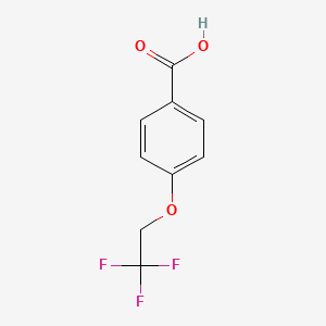molecular formula C9H7F3O3 B1275395 4-(2,2,2-三氟乙氧基)苯甲酸 CAS No. 27914-56-3