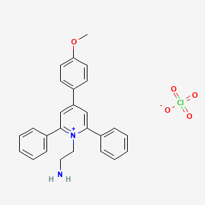 Pyridinium, 1-(2-aminoethyl)-2,6-diphenyl-4-(4-methoxyphenyl)-, perchlorate