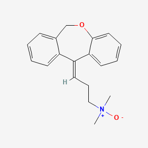 molecular formula C19H21NO2 B12753995 Doxepin M(N-oxide) CAS No. 131523-92-7