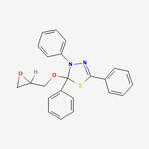 2,3-Dihydro-2-(oxiranylmethoxy)-2,3,5-triphenyl-1,3,4-thiadiazole