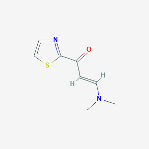molecular formula C8H10N2OS B1275419 3-(二甲氨基)-1-(1,3-噻唑-2-基)-2-丙烯-1-酮 CAS No. 912848-91-0