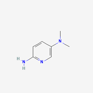 molecular formula C7H11N3 B1275426 N5,N5-二甲基吡啶-2,5-二胺 CAS No. 39856-52-5