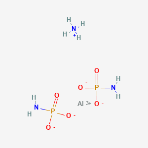 Phosphoramidic acid, aluminum ammonium salt