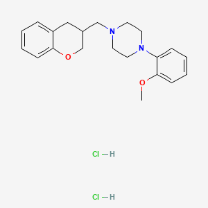 1-((3,4-Dihydro-2H-1-benzopyran-3-yl)methyl)-4-(2-methoxyphenyl)piperazine dihydrochloride