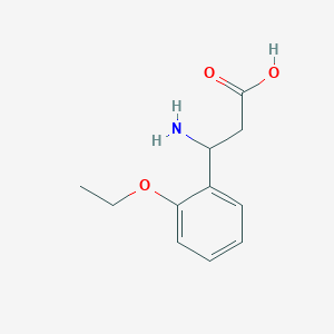 molecular formula C11H15NO3 B1275452 3-Amino-3-(2-ethoxyphenyl)propanoic acid CAS No. 299440-58-7