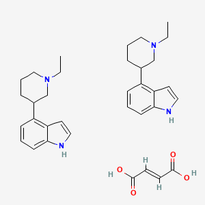 (E)-but-2-enedioic acid;4-(1-ethylpiperidin-3-yl)-1H-indole