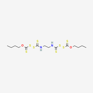 2,3,10,11-Tetrathia-5,8-diazadodecanebis(thioic) acid, 4,9-dithioxo-, O,O-dibutyl ester