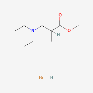 2-((Diethylamino)methyl)propionic acid methyl ester hydrobromide