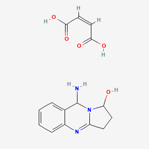 9-amino-1,2,3,9-tetrahydropyrrolo[2,1-b]quinazolin-1-ol;(Z)-but-2-enedioic acid