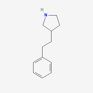 molecular formula C12H17N B1275464 3-(2-Phenylethyl)pyrrolidine CAS No. 613676-70-3