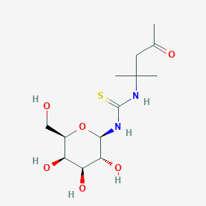 N-(1,1-Dimethyl-3-oxobutyl)-N'-beta-D-galactopyranosylthiourea