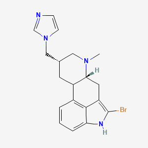 (5R,8S,10R)-2-Bromo-6-methyl-8-((1H-imidazol-yl)methyl)ergoline