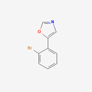 molecular formula C9H6BrNO B1275478 5-(2-Bromophenyl)-1,3-oxazole CAS No. 328270-70-8